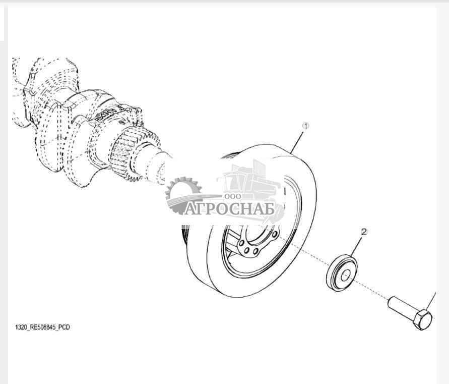 1320 Шкив коленчатого вала 